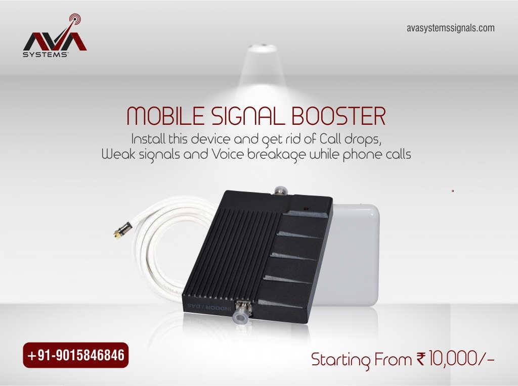 cell phone signal booster device